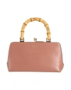 Jil Sander Woman Handbag Antique Rose Size - Leather In Pink