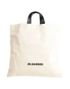 Jil Sander Logo-print Linen Tote Bag In Sand