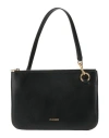 Jil Sander Leather Crossbody Bag In Black