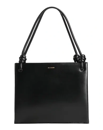 JIL SANDER JIL SANDER WOMAN HANDBAG BLACK SIZE - CALFSKIN