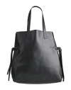 Jil Sander Woman Handbag Black Size - Cow Leather In Black