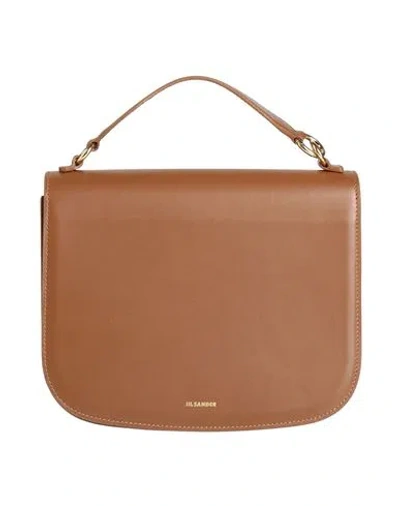 Jil Sander Woman Handbag Brown Size - Leather