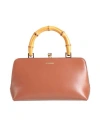 Jil Sander Woman Handbag Antique Rose Size - Leather In Brown