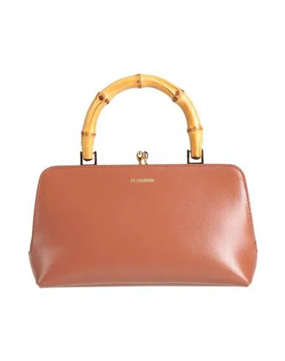 JIL SANDER JIL SANDER WOMAN HANDBAG BROWN SIZE - LEATHER