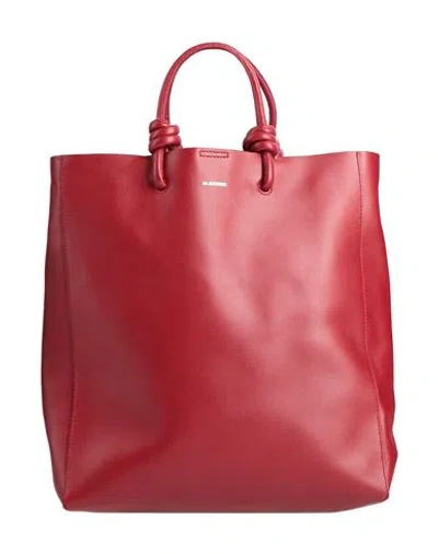 Jil Sander Woman Handbag Brick Red Size - Cow Leather