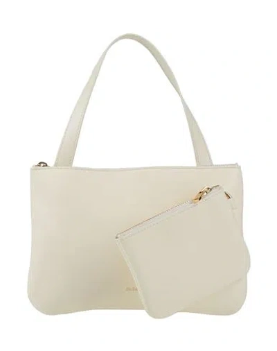Jil Sander Woman Handbag Ivory Size - Leather In White