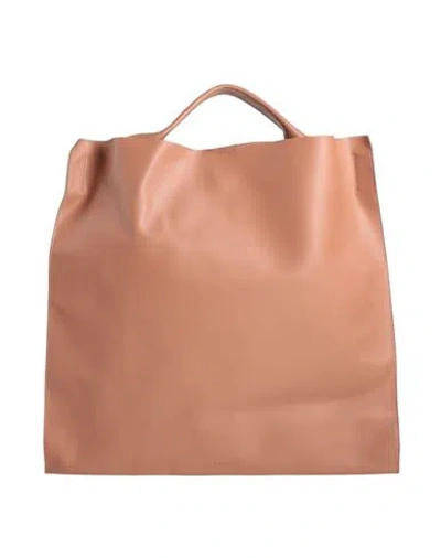 Jil Sander Woman Handbag Light Brown Size - Cow Leather