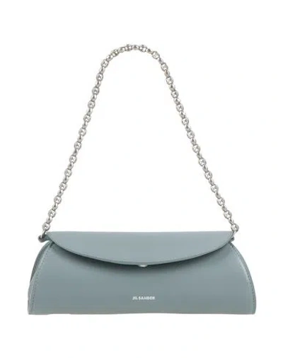 Jil Sander Woman Handbag Pastel Blue Size - Leather