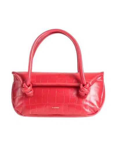 Jil Sander Woman Handbag Red Size - Cow Leather