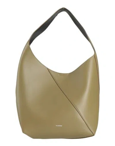 Jil Sander Woman Handbag Sage Green Size - Leather