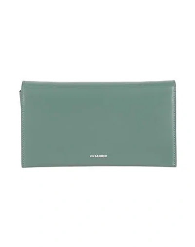 Jil Sander Woman Handbag Sage Green Size - Leather