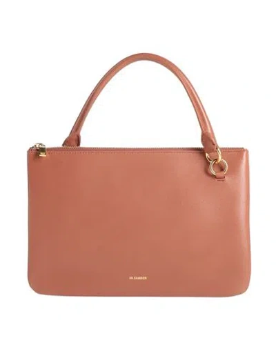 Jil Sander Woman Handbag Tan Size - Calfskin In Brown