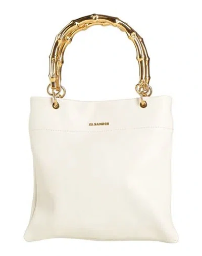 Jil Sander Woman Handbag White Size - Calfskin