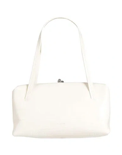 Jil Sander Woman Handbag White Size - Cow Leather
