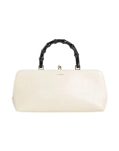 Jil Sander Woman Handbag White Size - Leather