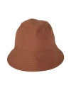 Jil Sander Cotton Bucket Hat In Brown