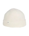 Jil Sander Woman Hat Ivory Size Onesize Virgin Wool, Polyamide, Elastane