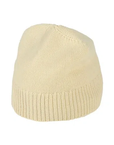 Jil Sander Woman Hat Light Yellow Size Onesize Cashmere In Neutral