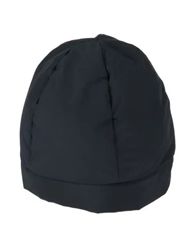 Jil Sander Woman Hat Midnight Blue Size M Polyester, Cotton