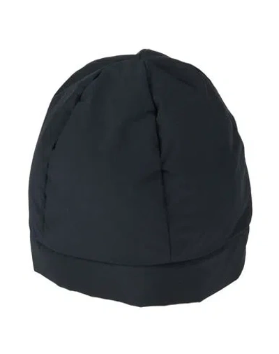 Jil Sander Woman Hat Midnight Blue Size L Polyester, Cotton
