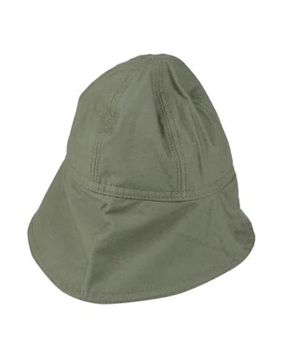Jil Sander + Woman Hat Military Green Size Xl Cotton