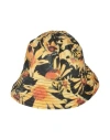 JIL SANDER JIL SANDER WOMAN HAT YELLOW SIZE XL POLYAMIDE