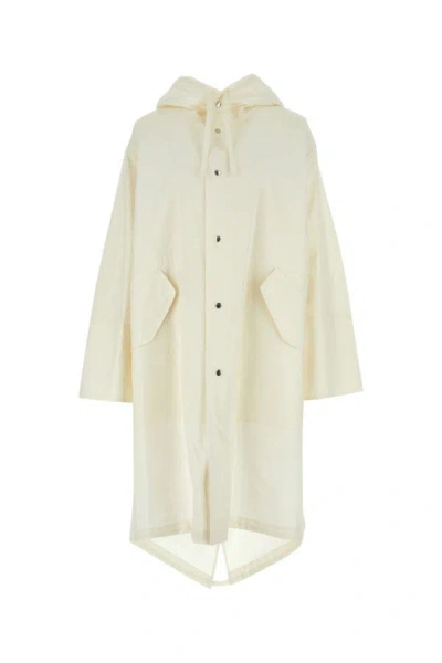 Jil Sander Ivory Cotton Parka In Neutral