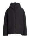 Jil Sander Black Polyester Down Jacket In Black