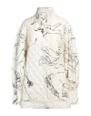 Jil Sander Woman Jacket Ivory Size 4 Viscose In White