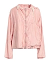 Jil Sander+ Woman Jacket Pink Size 6 Polyamide, Silk In Pink