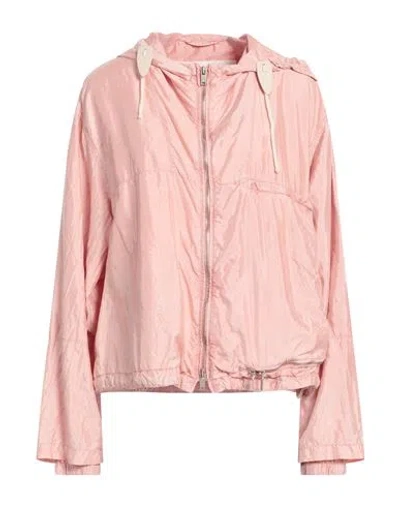 Jil Sander+ Woman Jacket Pink Size 6 Polyamide, Silk