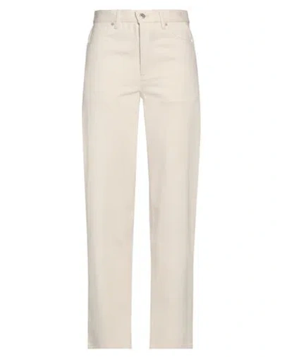 Jil Sander+ Woman Jeans Beige Size 27 Cotton