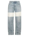 Jil Sander Cropped Bleached Paneled High-rise Tapered Jeans In Blue