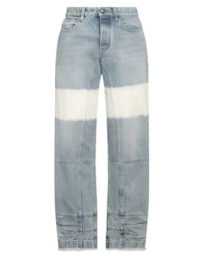 JIL SANDER JIL SANDER WOMAN JEANS BLUE SIZE 2 COTTON