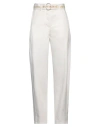 Jil Sander Woman Jeans White Size 26 Cotton In White