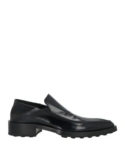 Jil Sander 20mm Leather Loafers In Black