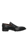 Jil Sander Woman Loafers Black Size 8 Leather
