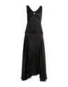Jil Sander Long Dresses In Black