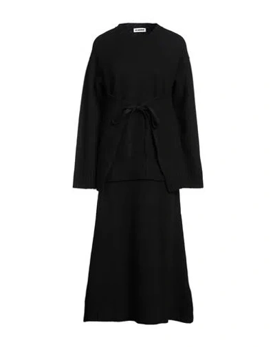Jil Sander Woman Maxi Dress Black Size 4 Wool