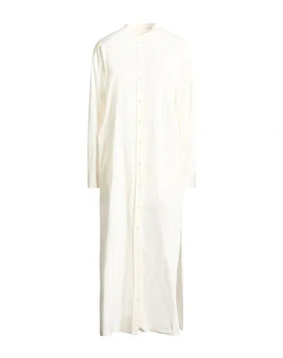 Jil Sander Woman Maxi Dress Off White Size 4 Cotton