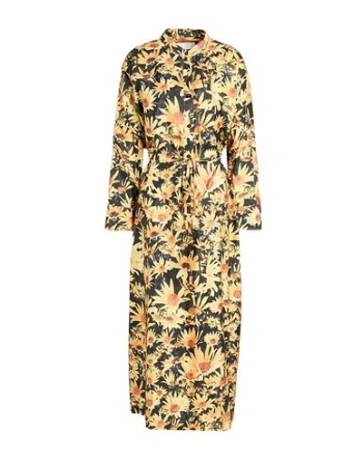 Jil Sander+ Woman Maxi Dress Yellow Size 10 Polyamide