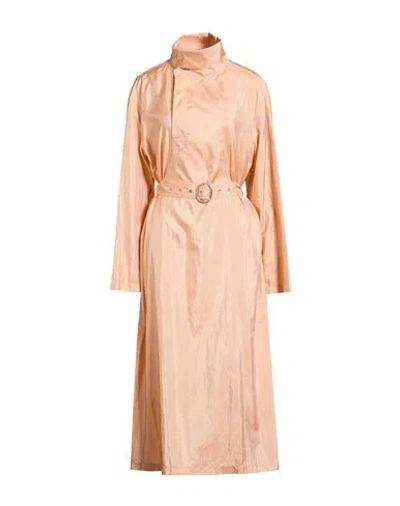 Jil Sander + Woman Midi Dress Apricot Size 8 Polyamide, Silk In Orange