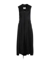 Jil Sander Pleated Fitted Dress In Black