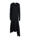 Jil Sander Woman Midi Dress Black Size 2 Wool In Black
