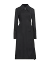 Jil Sander Woman Midi Dress Black Size 6 Viscose, Silk In Black