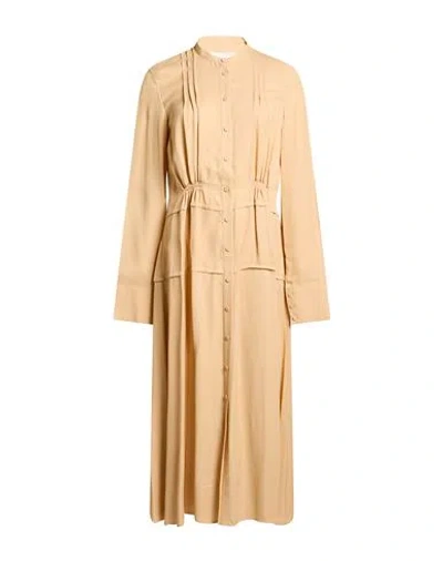 Jil Sander Woman Midi Dress Blush Size 4 Viscose In Pink