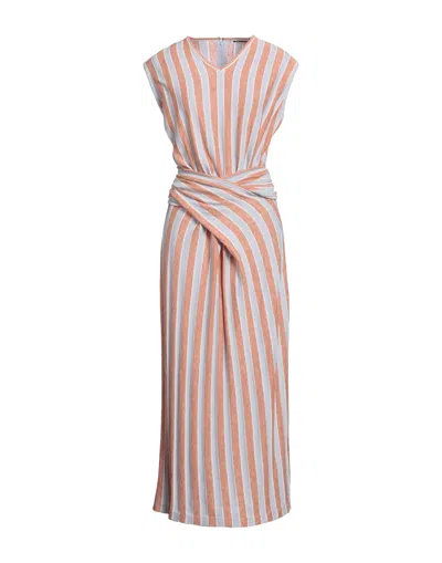 Jil Sander Long Dresses In Blue