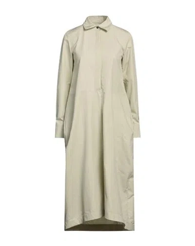 Jil Sander Woman Midi Dress Light Green Size 0 Cotton