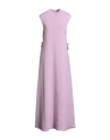 Jil Sander Woman Midi Dress Lilac Size 6 Wool, Cashmere In Purple