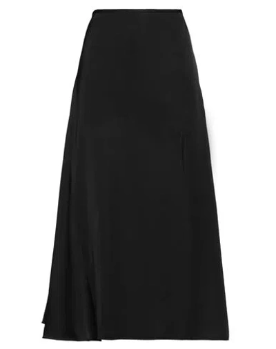 Jil Sander Woman Midi Skirt Black Size 4 Viscose